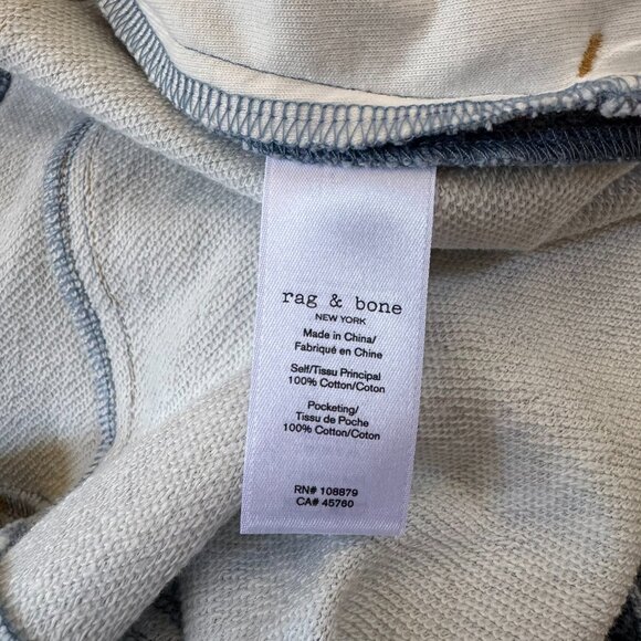 Rag & Bone Miramar Nora Cargo Pants Sweatpant Jeans Celeste Blue NWT 27 - Picture 11 of 17